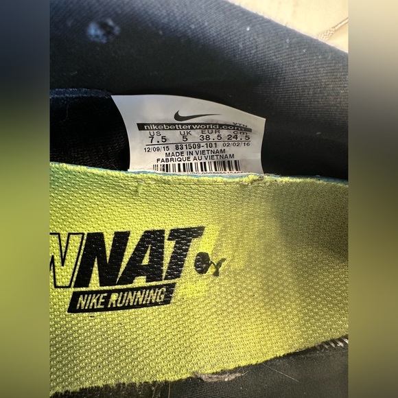 Nike free run size 7.5 - Picture 6 of 8